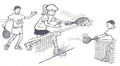 You also lose the point if the ball touches you or your clothing, if you or your racquet touches the net or post, if you hit a ball before it passes the net, or if you deliberately hit the ball more