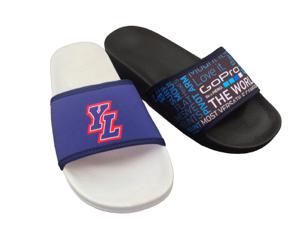 perfect addition to uniforms, why not have these custom flip flops for