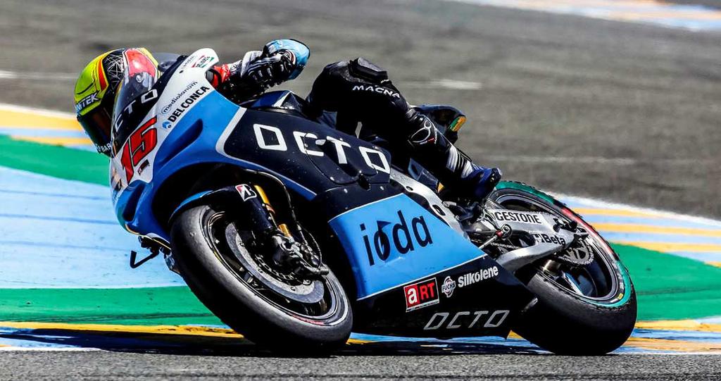 ITALY De Angelis scores one more point at Silverstone The twelfth of eighteen rounds of MotoGP took place in Great Britain and ended perfectly for the e-motion Iodaracing team and its rider Alex De