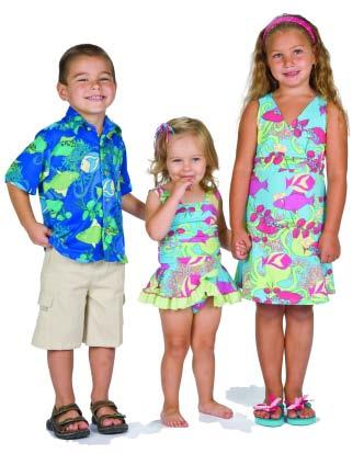 Atlantis Poly Pique/Cotton Lycra Sizes Girls and Boys: 2, 3, 4, 5, 6, 6x, 7, 8; Infants: 0 6, 12 24 Style C8A558 Shift Style C8A505 Style C8A301 Girl s