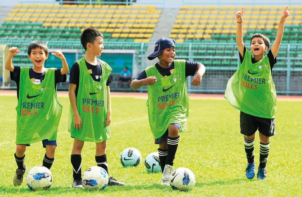 From Malaysia to Merseyside Below: Children enjoying Premier Skills coaching in Malaysia Kelvin s story Premier Skills is our flagship international initiative, which is part of a long-standing
