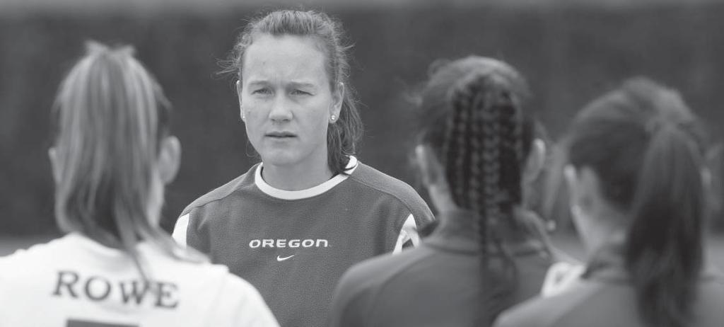 Her student-athletes have done well in the classroom, with Caitlin Gamble earning the program s first Academic All-America first team award in 2005 -- becoming just the fifth UO woman to accomplish