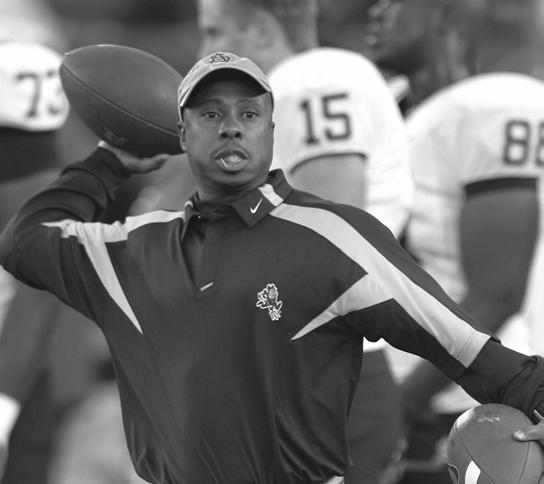 ASSISTANT COACHES Eric Yarber Wide Receivers Eric Yarber begins his third season at Arizona State, coaching the wide receivers on head coach Dennis Erickson s staff.