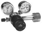 SINGLE-STAGE, LOW INTERNAL VOLUME REGULATORS FOR REACTIVE GAS MIXTURES (MODEL SG9200) This metal diaphragm, single-stage stainless steel regulator features a scant internal volume of just 3.