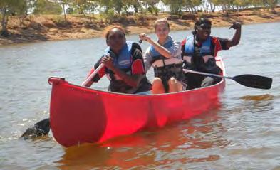 Canoeing calls for teamwork