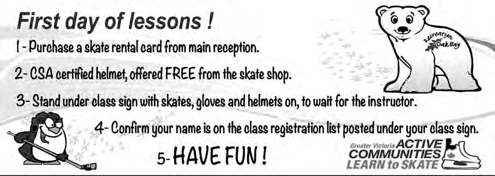 Lessons ATTENTION PARENTS! Last day of lessons is Parents Day! Join your children on the ice for a fun-filled session of games and instruction!