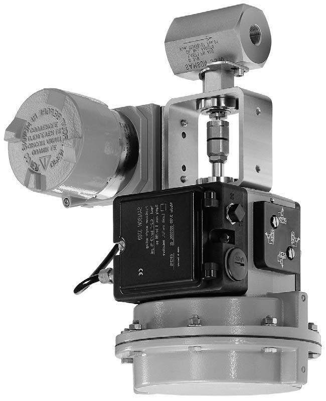 For travels from 5 to 15 mm JIS The positioners ensure a predetermined assignment of the valve stem position (controlled variable x) to the control signal (reference variable w).