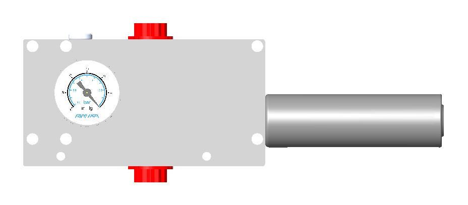 7] SMS : SURFACE MOUNT W/ SIDE GAUGE The SMS (Surface Mount Side gauge) option features the same pump base as the SM option with a side mounted