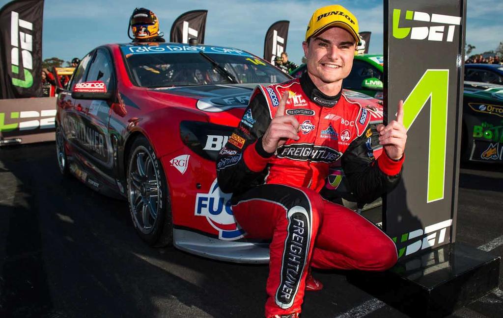 Australia Tim Slade: unbeatable at Winton Tim Slade imposes his pace at Winton in the V8 Supercar Championship and wins races