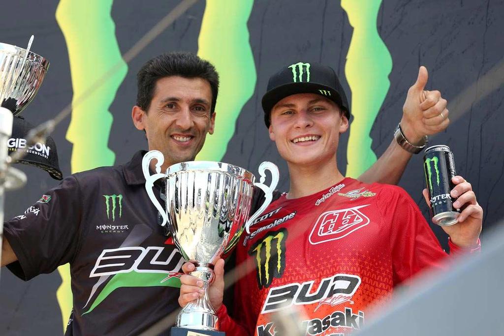 France Double win for Darian Sanayei at the French Grand Prix The American, Darian Sanayei, triumphed with a superb double victory aboard his Monster Energy Kawasaki from Bud Racing team winning the