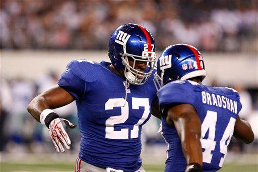 BACK-TO-BACK PERFORMANCES Brandon Jacobs set the Giants franchise-record for the most career rushing touchdowns (56) on Dec.