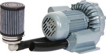 All Whitewater blowers include: Inlet air filter Filter connections Flexible outlet hose Power cord WW10 CFM @ INCHES WATER AQUARIUM OUTLETS OUTLET HOSE SHIP WT MODEL 10" 20" 30" 40" 50" @ 10" DEPTH