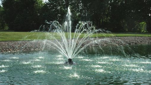 With a maximum height of 8.5, this fountain is perfect for virtually any small decorative pond.
