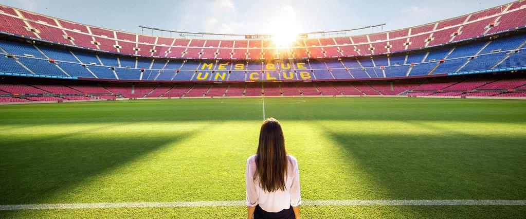 19 FCBARCELONA TOUR The Nou Camp Tour will take you to all corners of the emblematic stadium where you can re-live the history of FC Barcelona.