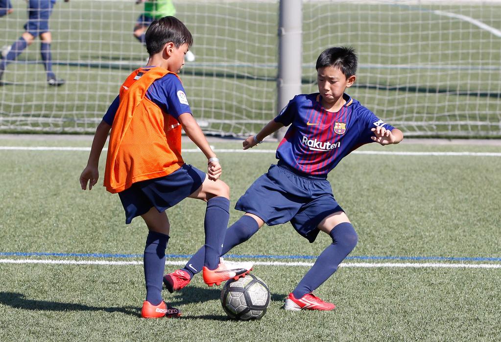 FCBARCELONA ESCOLA CAMP The FCBarcelona Camp in Barcelona is an official residential camp of the FCBarcelona organized by Kaptiva Sports, official FCBarcelona Licensee.
