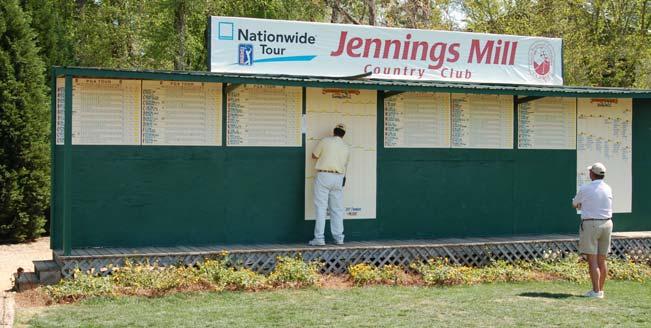 Spectators, VIP s, Volunteers, Players, Caddies, Media, Tournament Officials and other staff will see your logo as they check all the scores from the tournament.