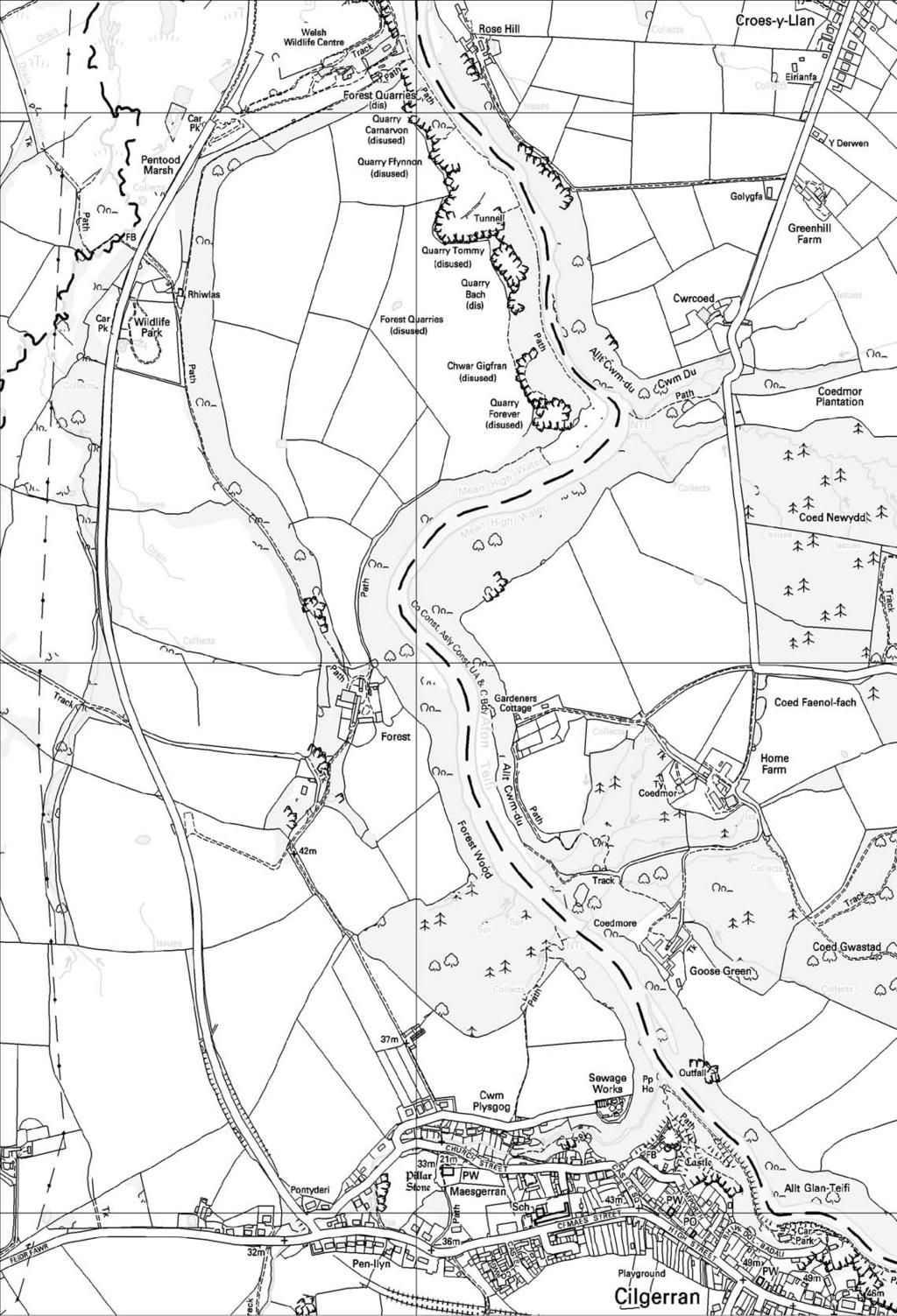 6 4 5 Also use Ordnance Survey Map: Explorer OL35 (North embrokeshire) Based upon the Ordance Survey mapping with the permission of the Controller of HMSO Crown Copyright.