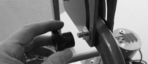 securely tighten with Metal Washer (B) and Nylon Hex Nut (C).