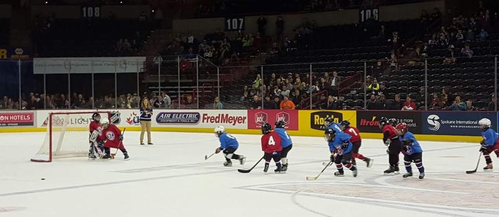 Check out the link and the many ways you can help support them! Thank you!! Our 6U Jr Mites skating at the Spokane Chiefs game on Friday, October 14 th!
