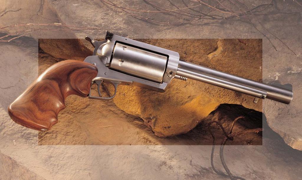 INSTRUCTION MANUAL FOR MAGNUM S BFR Biggest Finest Revolver STAINLESS STEEL SINGLE ACTION REVOLVER * Shown with optional Hogue grip and Millett adjustable rear sight.