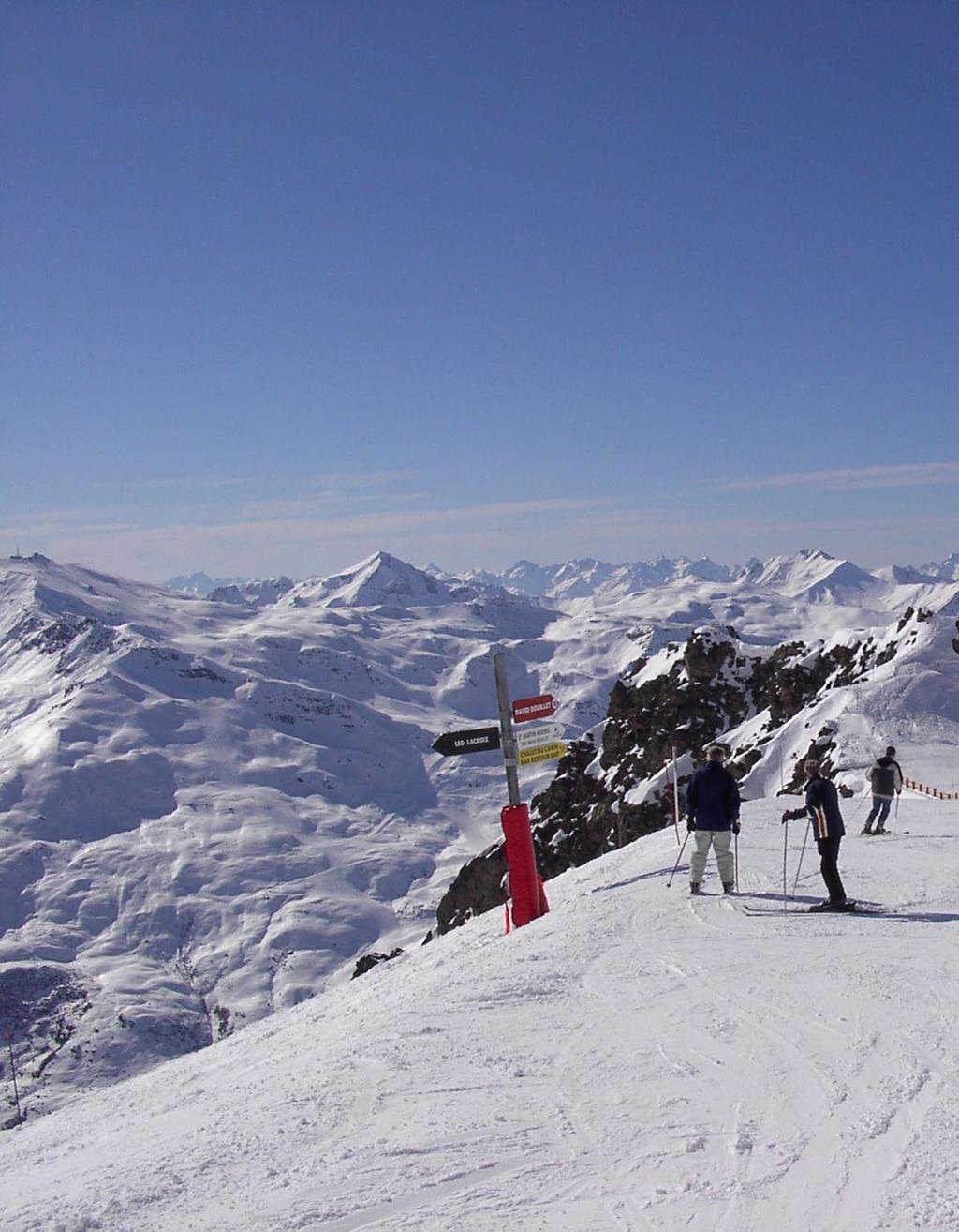 The Trois Vallees is the largest fully connected ski area in the world, with 600km of skiing spread across its three valleys.