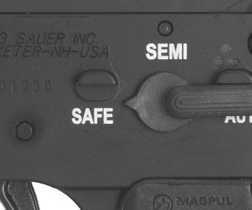 2.2.1 Operation of Fire Control/Safety Four basic fundamentals of safe firearm handling should be applied during any and all activities described in this manual.