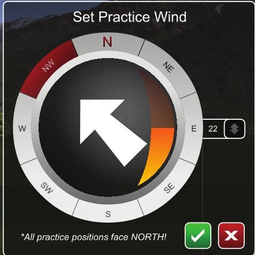 From the Main Menu, select PRACTICE. OR From the Driving Range, click or touch the E6 MENU, and then select CHOOSE PRACTICE AREA. 2. Select CHIP & PUTT. 3.