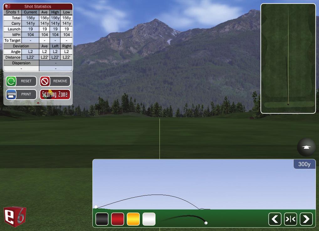 Move the Ball icon to or click/touch where you want to putt from.