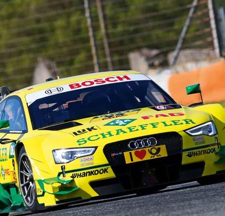The success was overwhelming: Martin Tomczyk (2011) and Mike Rockenfeller (2013) in the green-yellow Schaeffler Audi each celebrated winning the drivers title, which makes them the company s fastest