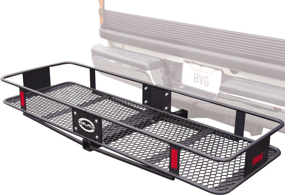 secure cargo REAR DECK Add an additional stretch Cargo Net for added security Built in riser