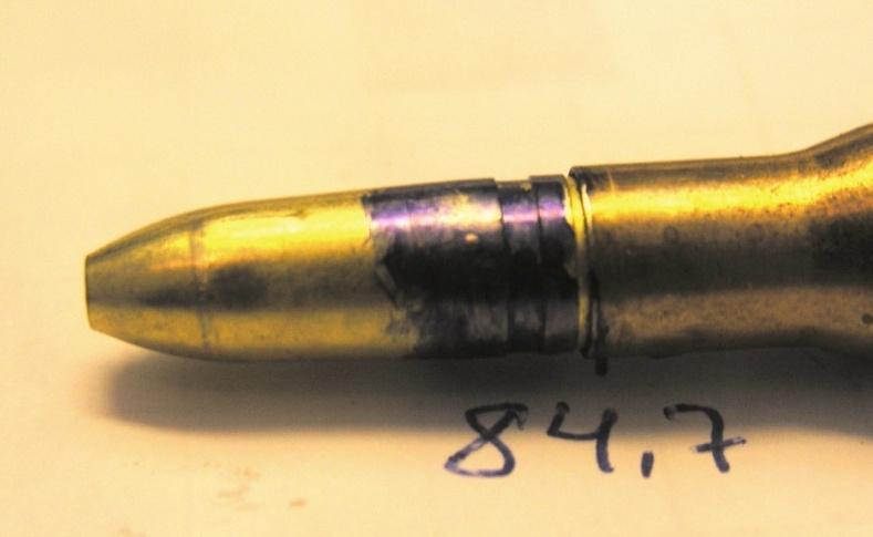 The cartridge overall length (COL) which gives best accuracy, is varying from barrel to barrel depending of the throat angle, length and chamber centricity.