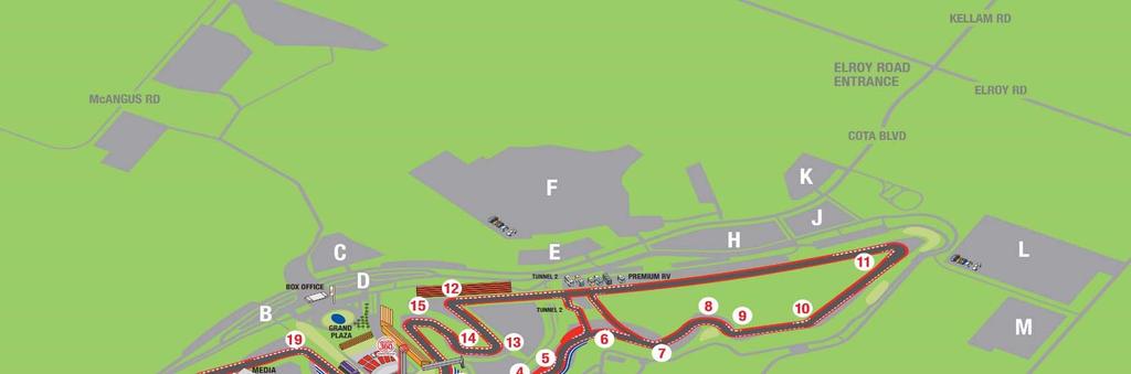 Facility Map: Registration, Licenses and Credentials: All credential holders must be members of the American Motorcyclist Association and hold a valid 2015 MotoAmerica credential.