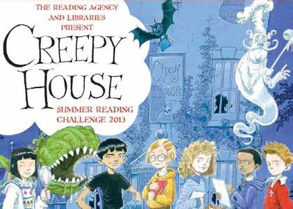 7 Creepy House Summer Reading Challenge at Rotherham Libraries Join FREE at your local Library From Saturday 13th July to Saturday 7th September Come and have fun reading and completing the Creepy
