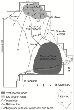 Kitengela: Athi- Kaputei Plains Source: ILRI, see: Reid