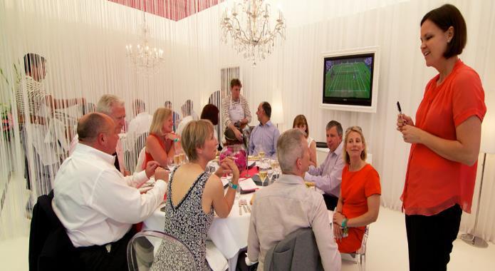 THE PLAYERS TABLE THE PLAYERS TABLE Elegant and chic, The Players Table will provide an entertaining option to impress your guests as you get your own VIP booth and a personal visit from a tennis