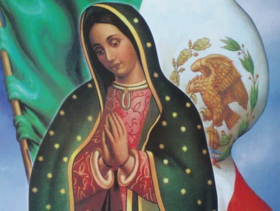 OUR LADY OF GUADALUPE PATRONESS OF THE AMERICAS Devoted dancers from Saint Thomas More School are invited to