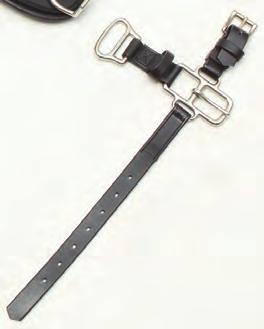 5cm (7 3 4") 3. - the martingale is padded, because it needs to fit more snugly than a normal false martingale.