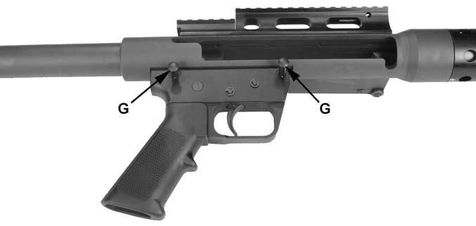 Remove bolt body (F) from the rear of the receiver. See figure 29.
