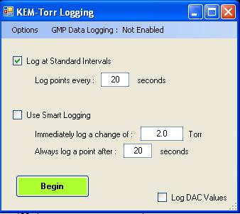 Pressure Pressure Pressure Time Time Logging Pressure Data There are two logging methods, 1) Standard Logging, and 2) Smart Logging.