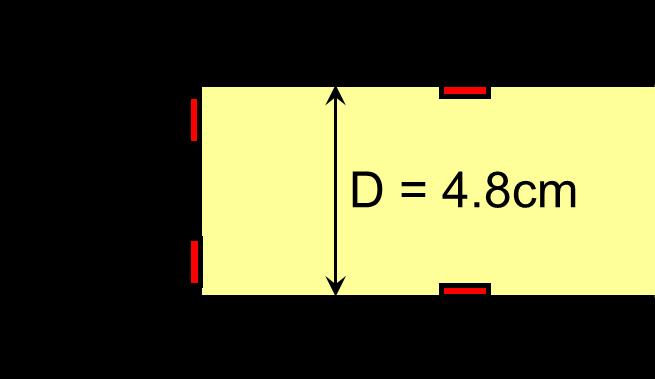 The length, width and thickness of the horizontal plate were L = 65 cm, B = 18 cm and D = 4.8 cm, respectively. The model scale was assumed to be 1:50.