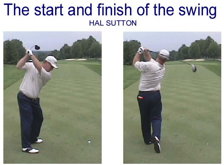 Have you ever played with a golfer who has a good practice swing, but a real swing that can only be described as a lurch? What happened? Answer: He decided to hit the ball rather than swing the club.