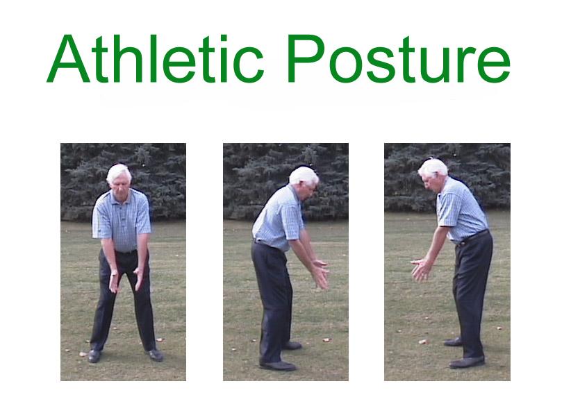 An athletic posture is something you see in all great athletes of any sport.