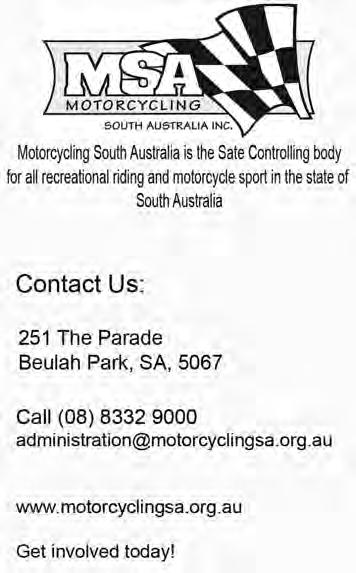 2016 MANUAL OF MOTORCYCLE SPORT 4 COMPETITIONS i) Such other considerations, as MA considers relevant. 4.4.6.4 MA may refuse the application or may grant the same and may impose such conditions as it considers are necessary and reasonable for the fair, safe and effective conduct of the event.