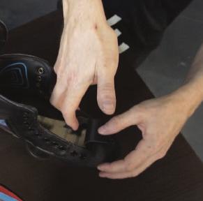 HOW TO: TOE INSERT 1 If skate is too long