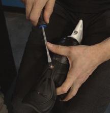 HOW TO: REPLACE TENDON GUARD 1 Using a hammer,