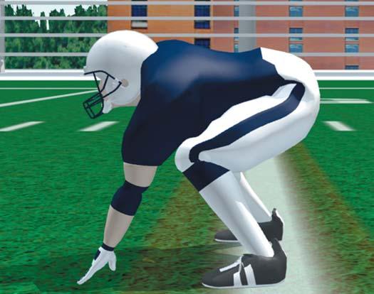 Have head up and look straight ahead. Be prepared to move in any direction. Best used in deep position in I, One-back, Wing formations, or when quarterback is in shotgun formation for pass plays.