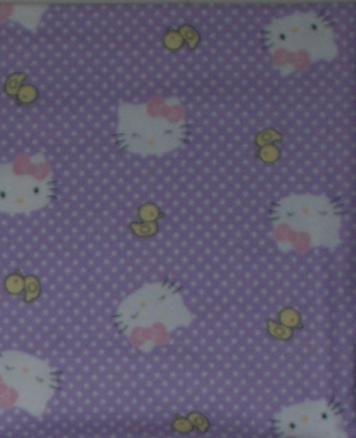 Hello Kitty Purple with ducky *imported from USA* Model : K3096 Flannel ^^ (see exclusions