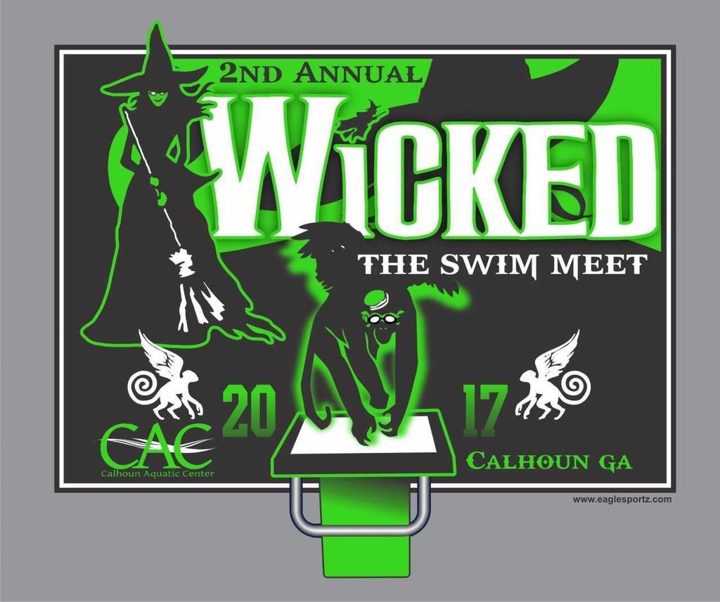 WICKED, The Swim Meet October 28-29, 2017 SANCTION: HOST CLUB: MEET REFEREE: MEET STARTER: STROKE & TURN: ADMIN OFFICIAL: Held under the sanction of USA Swimming Inc., issued by Georgia Swimming Inc.