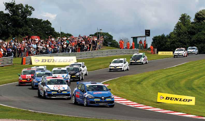 Clio Cup Chmpion, Mike Bushell. The Clio Cup is one of more populr support series, with circuit ttendnce figures in excess of 400,000 long with over 20 millions viewers tuning in from home.