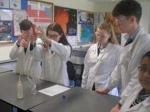 workshops to our two groups of fifth year chemistry pupils.